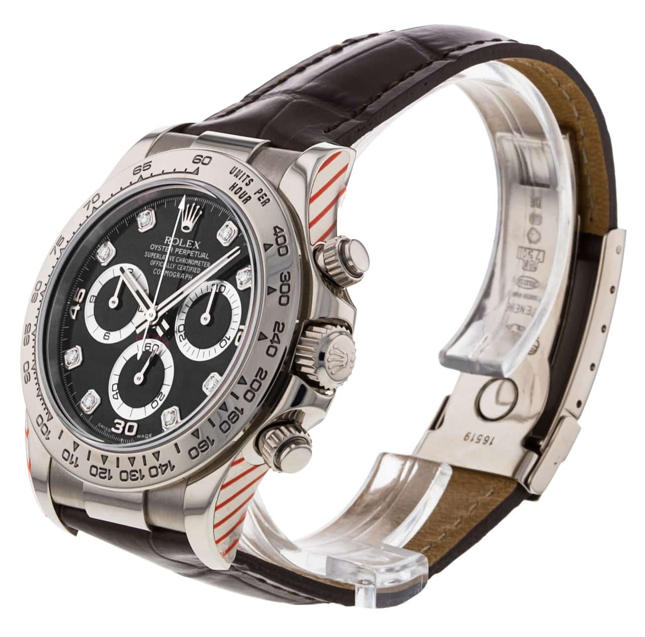 〇 純正 ROLEX Daytona 116519 クロコダイルレザーベルト 〇 純正 〇 純正 ROLEX Daytona 116519 クロコダイルレザーベルト 〇 純正